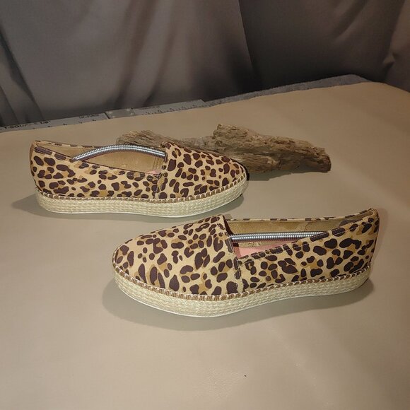 Dr. Scholls Be Energized Womens Leopard Print Slip On Espadrilles Size 8.5 - Picture 8 of 10